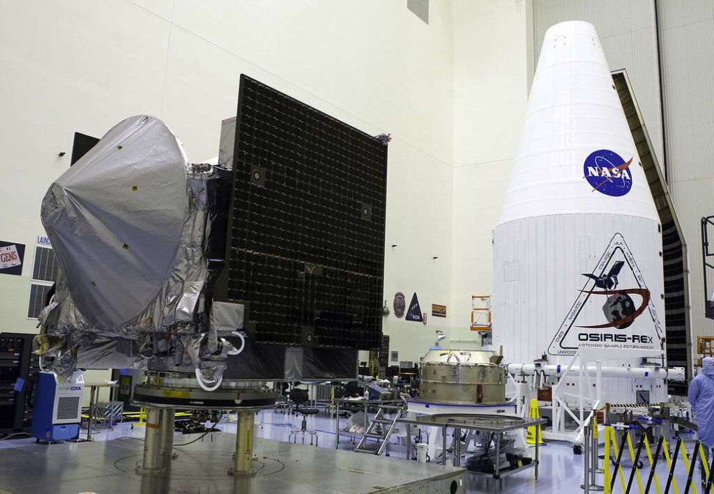 OSIRIS-REx ITAR Review for Media Day Setup