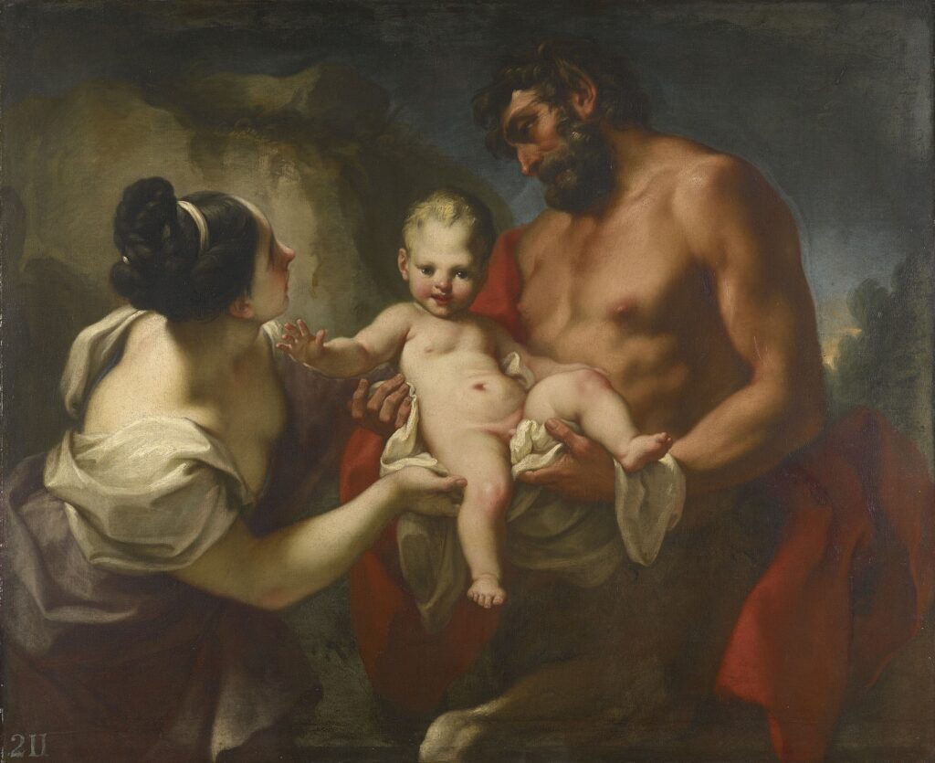 Antonio_Balestra_(1666-1740)_-_The_Centaur_Chiron_Receiving_the_Infant_Achilles_-_RCIN_404979_-_Royal_Collection